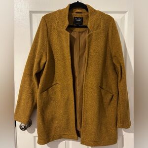 EUC Mustard Teddy Jacket